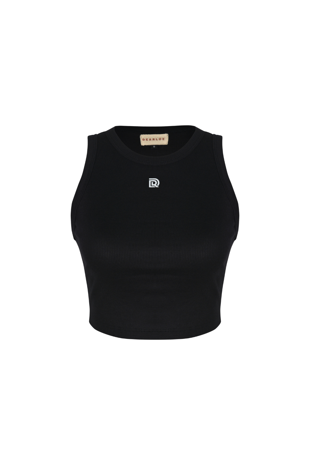 Lulu Ribbed Top - Black